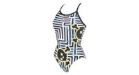 arena femme crazy labyrinth light drop back una pieza negro multi