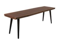 banco de madera de nogal l180