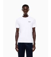 ea7 para hombre 8npt25pjvpz camiseta de algodon pima core identity blanco xxs casual manga corta