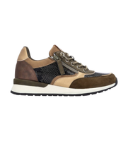 refresh para mujer 17296002-kaki zapatillas 172960 verde 38 plano cordones casual