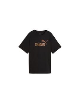 Camiseta Puma Essentials Graphic Animal R Mujer Negro