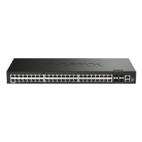 switch d-link dgs-1530-52e 48 puertos gigabit 4x10g sfp gestionado y apilable