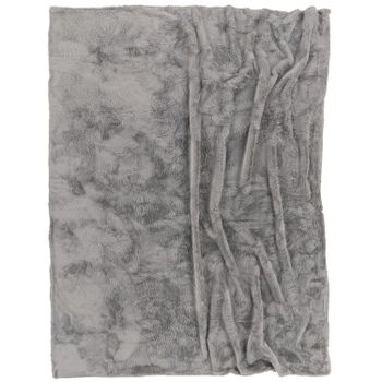 Manta suave Solina antracita 150x200 cm