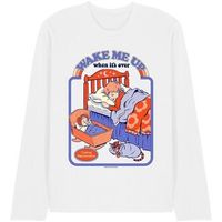 steven rhodes camiseta manga larga wake me up para mujer
