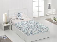 edredon ajustable algodon jvr flora