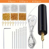 juego de mini taladros electricosjuego de mini taladros electricos con alimentacion usb de 10 piezas110 piezas410 piezas con brocas mini taladro electrico con llave mandril hexagonal molde para