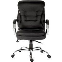 goliath light 6957 bonded leather reclining executive office chair - black black