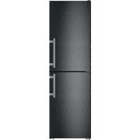 liebherr cnbs3915 5050 fridge freezer - black steel black