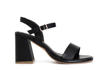 sandalias de piel modelo gilda black