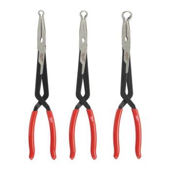 Milwaukee Long Pliers With Ring Jaws Set (8, 12,7,19mm)