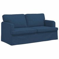 sofa azul 162 x 80 x 85 cm tela vidaxl