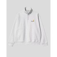 carhartt jersey sudadera half zip american script ash heather para hombre