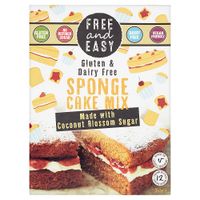 free and easy gluten free sponge cake mix