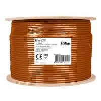 bobina cable de red ewent im1228 cat7 sftp 305 m naranja