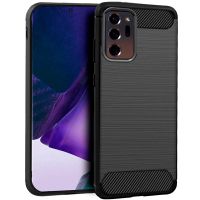 cool funda carbon negro para samsung galaxy note 20 ultra