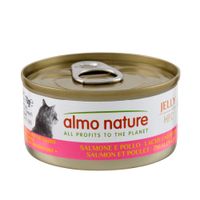 almo nature 24 x 70 g - pack ahorro - salmon con pollo en gelatina