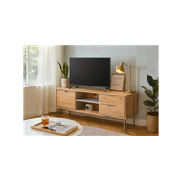 mueble para television con puerta y cajones funcionales