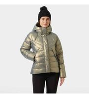 helly hansen para mujer 54459 abrigo winter bliss down dorado m casual deportivo multideporte poliester nieve