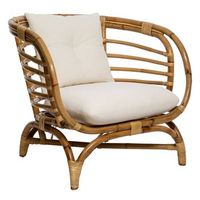 sillon farah tela ratan blanco