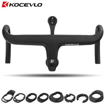 KOCEVLO X01 bicicleta de carretera vástago de fibra de carbono completo manillar de bicicleta integrado para 28,6mm con espaciadores accesorios de piezas de ciclismo