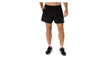 Pantalones cortos asics core run 5in negro hombre