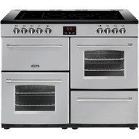 belling farmhouse 110e electric ceramic range cooker - silver silver