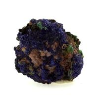 chessylite - pierre natural de francia chessy -les -mines - cristal de azurita multicolor 5711 ct - certificado de autenticidad incluido  24 x 19