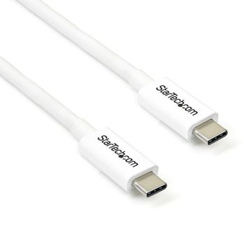 Cable StarTech.com Thunderbolt 3 Pasivo 2m 20Gbps PD 100W 4K Blanco