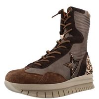 cetti deportivas moda c1421sra xl botin ante nilon para mujer