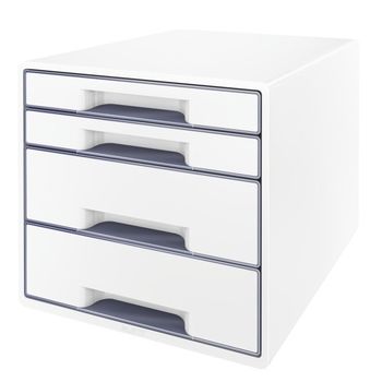 Leitz 5213 WOW Cajonera blanco/gris (4 cajones)