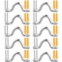 correas de ojo de almohadilla para barco y kayak 20 piezas pad eye de acero inoxidable con 20 pernos de expansion y 20 tornillos accesorios de aparejo para canoa pesca y deportes nauticos