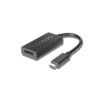 adaptador de cable de video lenovo usb-c a displayport 02 m negro