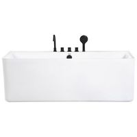 bano independiente de acrilico sanitario blanco rectangular individual 170 x 75 cm diseno moderno quatre