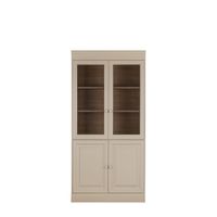 mueble 4 puertas en madera gris