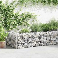 muro de gaviones  gavion para piedras  gavion decorativo de acero 450x30x50 cm cfw522461