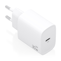 cargador aisens gan 30w 1xusb-c pd30 blanco