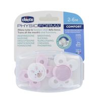 chicco chupete physio comfort silicona 2-6m nina