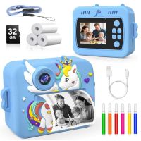 camara instantanea rolipo x7d flash automatico impresion rapida sd 32gb azul