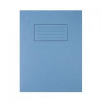 silvine 9x7 exercise book 7mm square blue pk10