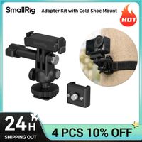 adaptador de liberacion rapida smallrig con soporte de zapata fria y mini cabezal esferico para dji osmo action 6  nano 6396