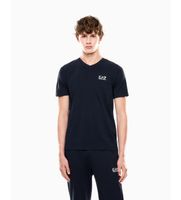 ea7 para hombre 8npt27pjvqz camiseta identity marino xs casual algodon manga corta