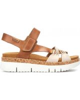 de pikolinos sandalia pikolinos palma w4n-0968c1 brandy marfil negro