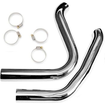 Protector térmico del tubo de escape Harley-Davidson Softail '00-'17 cromado