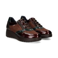 fluchos zapatos blucher mujer - marron talla 37