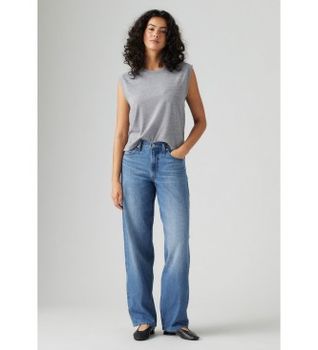 Levi's para mujer. A3494-0057 Jeans Baggy Dad azul (28/32), Casual, Algodón, Denim