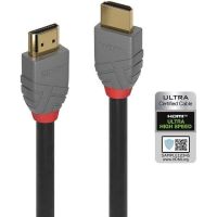 cable hdmi 21 ultra alta velocidad lindy anthra line 1m