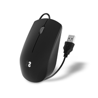 raton business silencioso con cable usb 1200 dpi