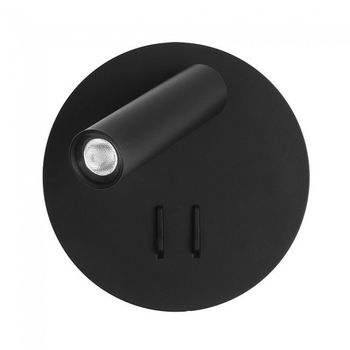 Aplique de pared led manet (2+6w)