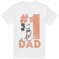 disney camiseta number 1 dad para hombre