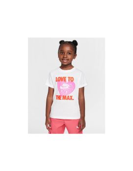 Camiseta Nike Nkg Love To The Max Graphic Te Niña Blanco